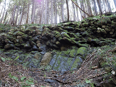 材木岩の風景