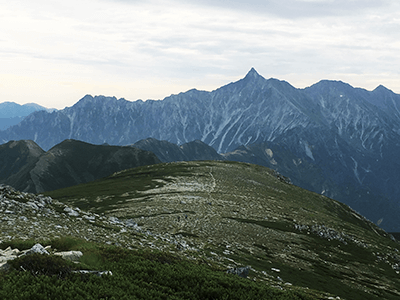 双六岳の景色