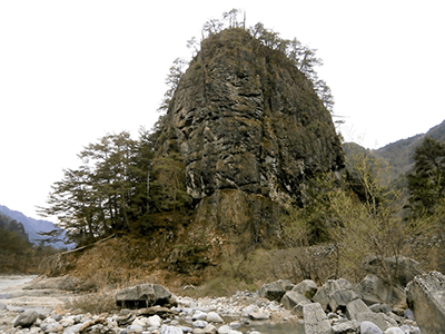 杖石の景色