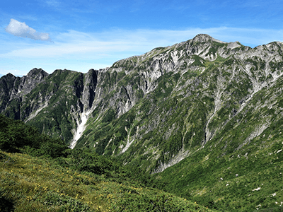 笠ヶ岳の景色