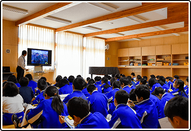 自然環境学習の様子