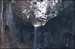 蓑谷三滝の風景