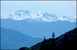 平湯峠の風景