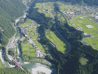 本郷河岸段丘の景色