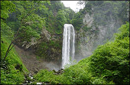 平湯大滝の風景