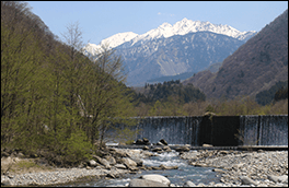 たから流路工公園風景