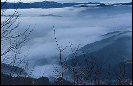 十三墓峠の風景