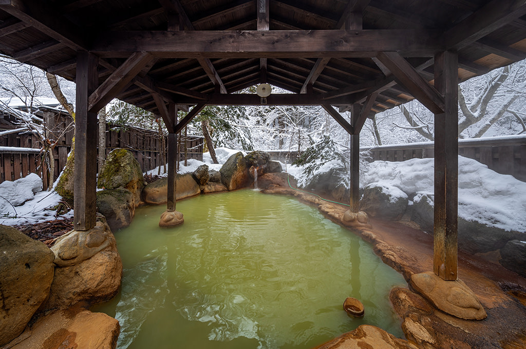 平湯民俗館 平湯の湯 画像