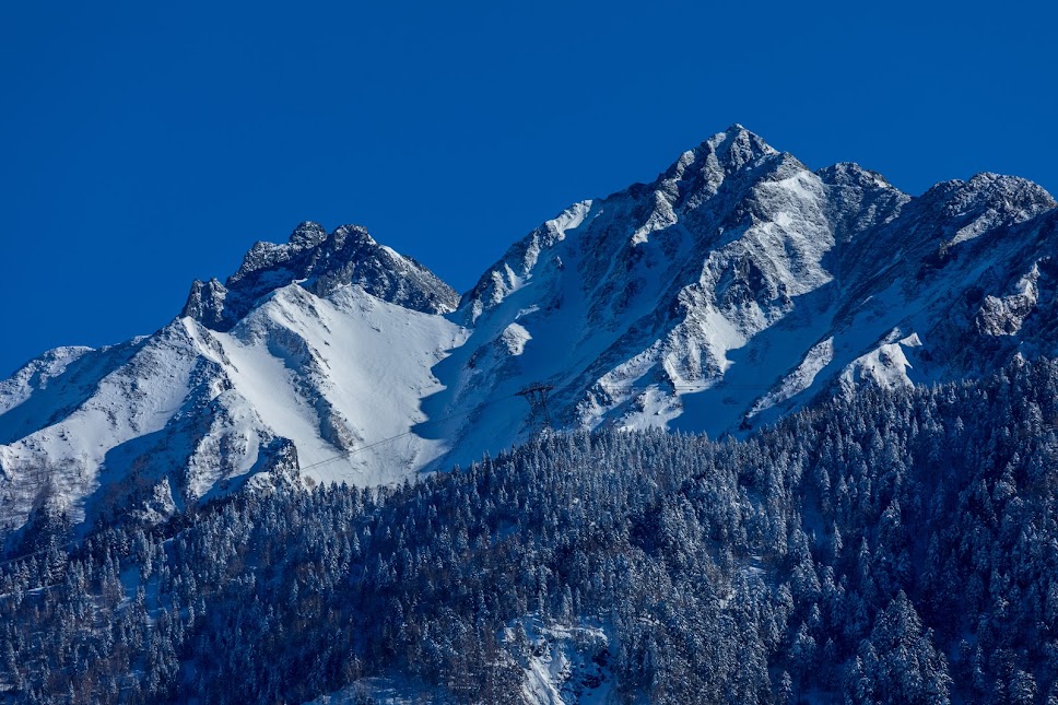西穂高岳とジャンダルム