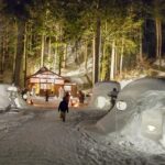 中尾かまくらまつり（中尾白山神社境内）