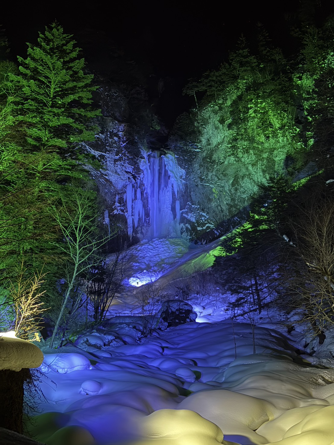 投稿についてもっと詳しく 平湯大滝結氷まつり 2/25まで開催中！！