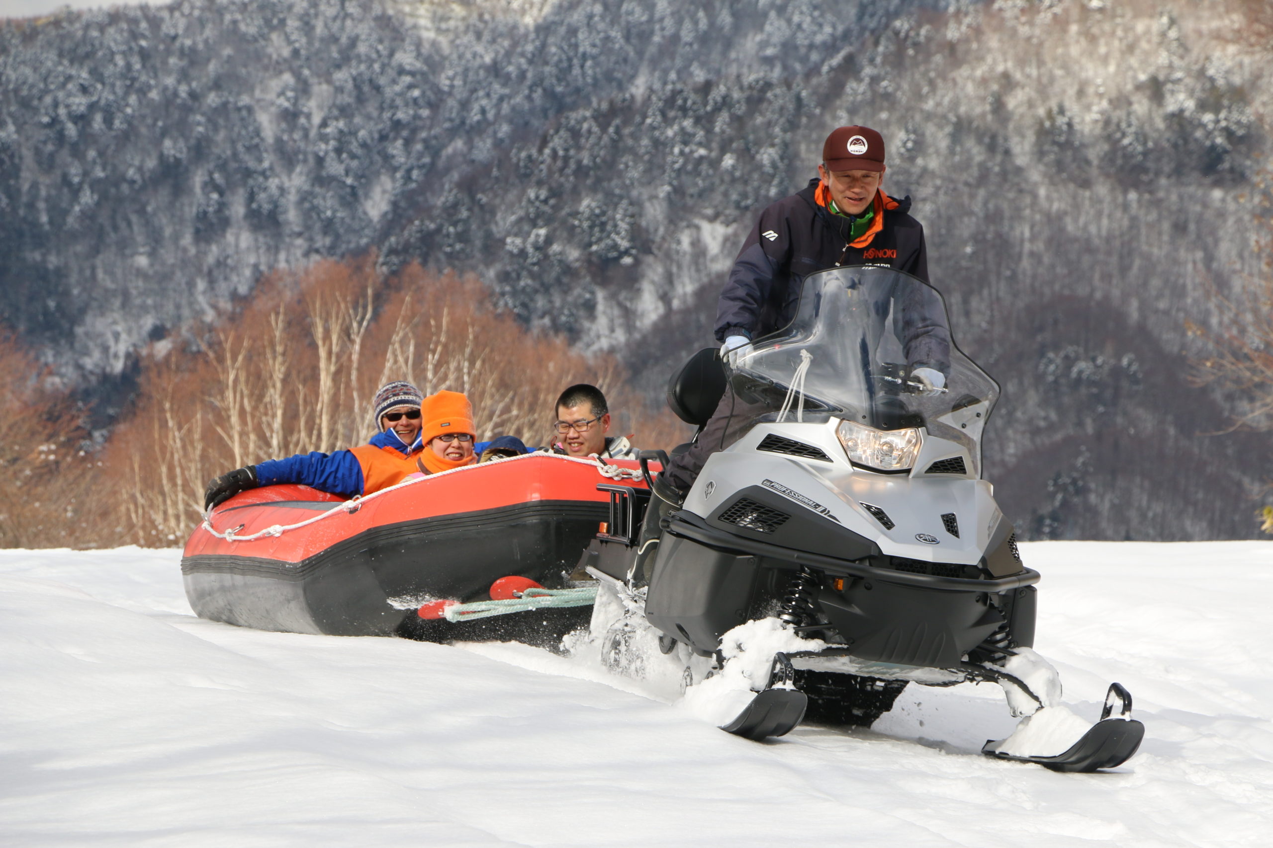 ほおのき平スキー場 スノーラフティング 岐阜県中部山岳国立公園活性化推進協議会