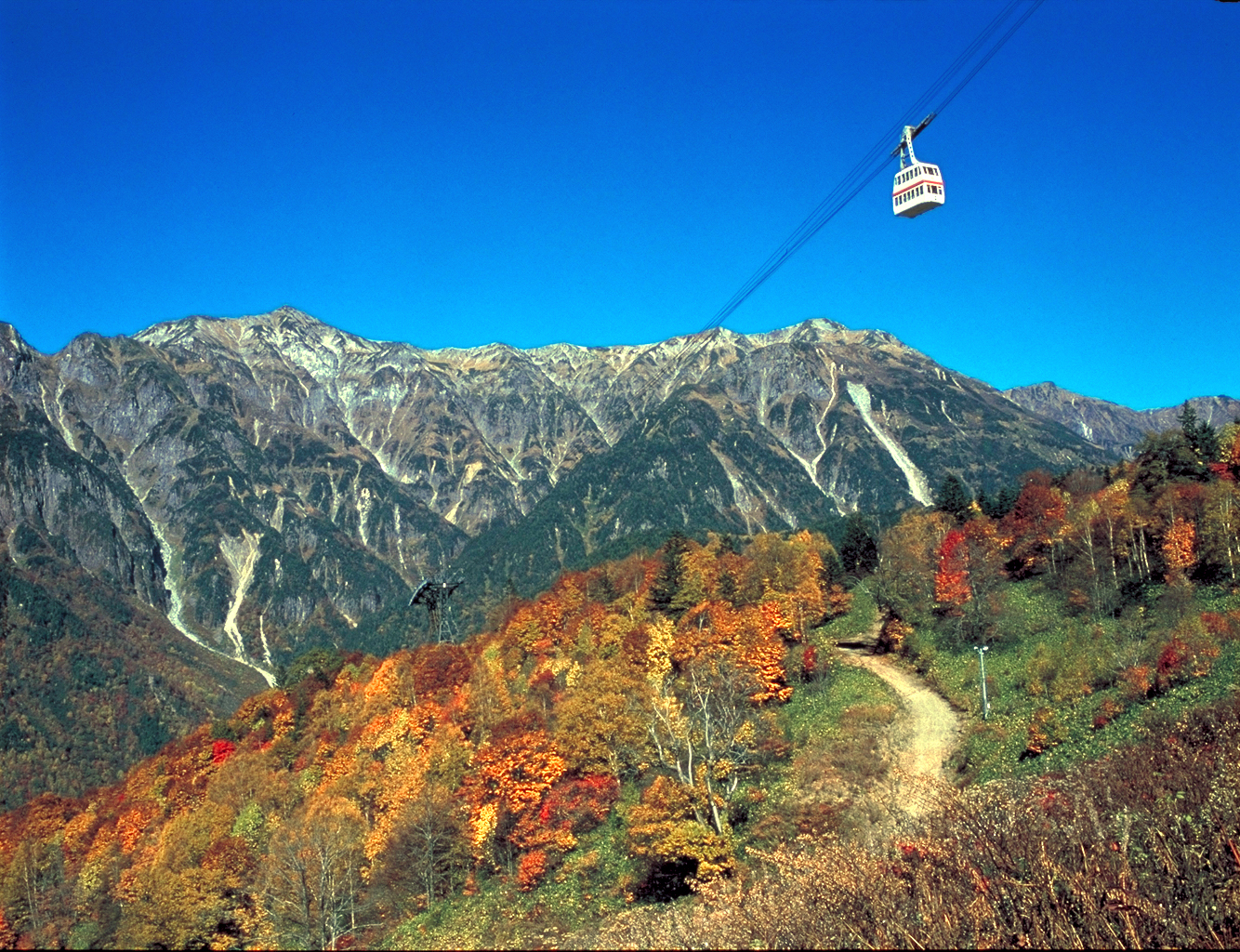 新穂高ロープウェイ 旧 岐阜県中部山岳国立公園 新穂高ロープウェイ 旧 岐阜県中部山岳国立公園